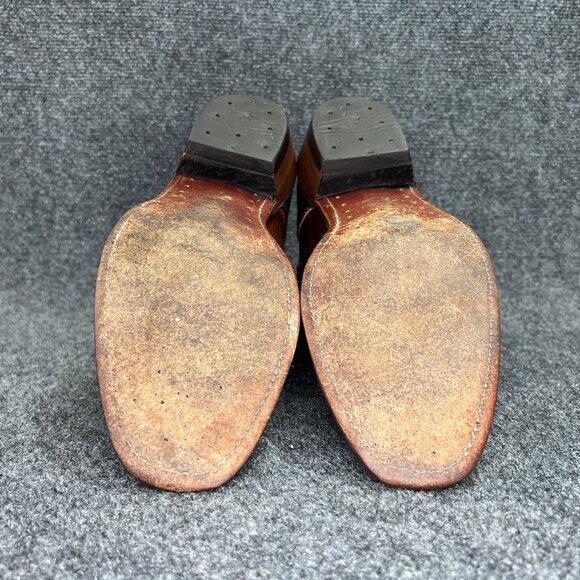 Boulet Ranch Hand Western Boots Men's Size 10 Brown Leather Zip Dress Cowboy - Picture 12 of 14